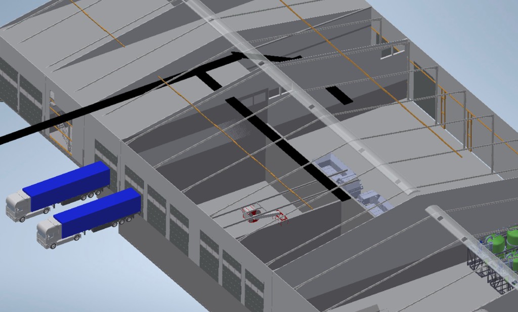 Bild 8 Schnitt Halle